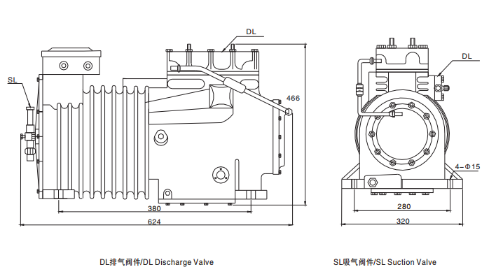 Semi-Hermetic Reciprocating Compressor R134A/R507A Semi-Hermetic Reciprocating Compressor R134A/R507A