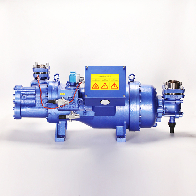 Semi Hermetic Screw Compressor Double Stage Compressor