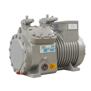 DMZL Semi Hermetic Piston Compressor 4 Cylinder low temp mid temperature