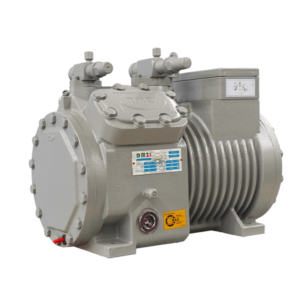 DMZL Semi Hermetic Piston Compressor 4 Cylinder low temp mid temperature