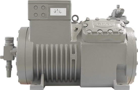 China DMZL Semi Hermetic Piston Compressor 4 Cylinder low temp mid temperature 8-20HP