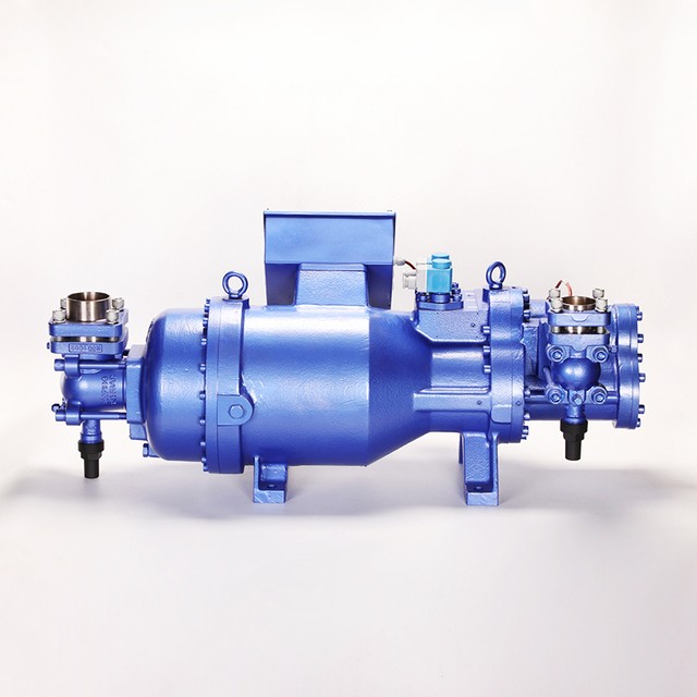 Semi Hermetic Screw Compressor Double Stage Compressor