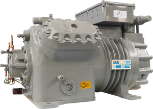 China DMZL Semi Hermetic Piston Compressor 4 Cylinder low temp mid temperature 15-30HP