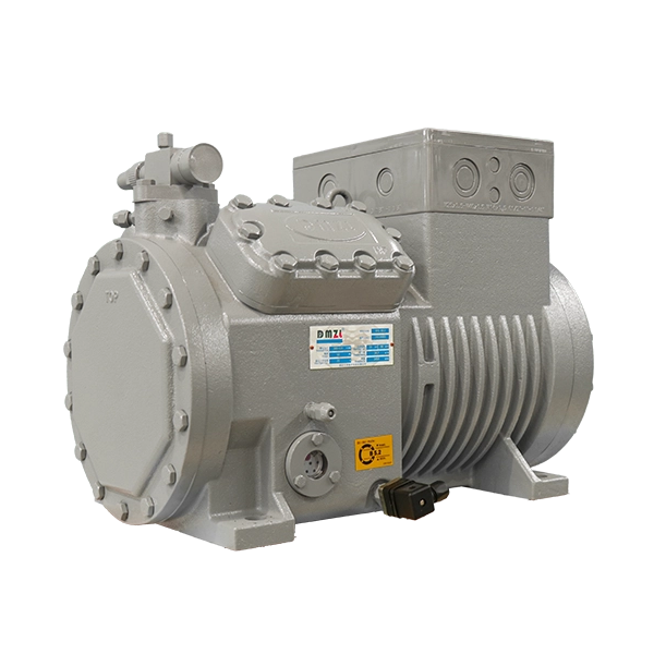 China DMZL Semi Hermetic Piston Compressor 4 Cylinder low temp mid temperature 8-20HP