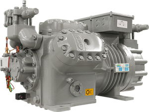 China DMZL Semi Hermetic Piston Compressor 6 Cylinder low temp mid temperature 20-50HP