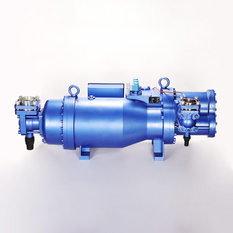 Industrial screw compressor slide valve mechanism and control panel